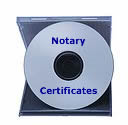 Notary Certificates on CD