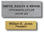 NAMEPLATES