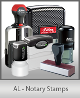 Quality Alabama Notary stamps are available right here. These notary stamps make a nice impression every time.