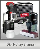 Quality Delaware Notary stamps are available right here. These notary stamps make a nice impression every time.