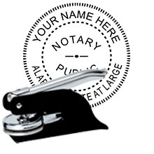 Quality Alabama Notary Pocket Seal. Order your Official AL Notary Embosser today and save! Alabama Notary Embossers ship the next business day with FREE shipping available. Meets Alabama Notary Seal requirements. Free Notary pen with every order