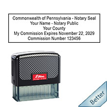Order your Official Self-Inking PA Notary stamp today and save. Pennsylvania notary supplies ship the next business day with FREE Shipping available. Meets Pennsylvania Notary stamp requirements.