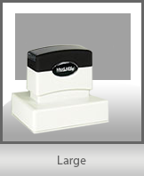 Large Pre-Inked Custom Stamps