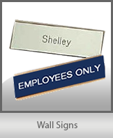 Wall Name Plates | Engraved Plastic Signs 