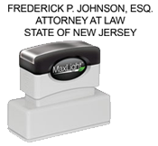 Order your custom attorney stamps and embossers today and save.