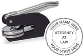 Customized Attorney Pocket Seal make a great gift. Fast Shipping