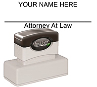 Order your Attorney Stamps today and save. Custom and Stock Stamps.