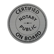 Notary Car Magnet
