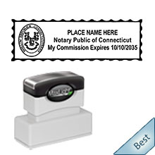 Highest Quality Connecticut Notary Stamp with Emblem. Order your Official Designer CT Notary stamp today and save! Connectitcut notary stamps ship the next business day with FREE Shipping available. Meets Connecticut Notary stamp requirements