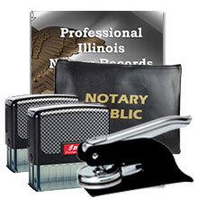 Order your Illinois Value Notary Kit today and save. IL notary packages ship the next business day with FREE Shipping available. Meets Illinois Notary stamp requirements.