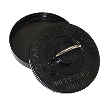 This seal impression inker is a must for notaries who's state requires a reproducible image of the notary seal. Also doubles as a notary fingerprinter.