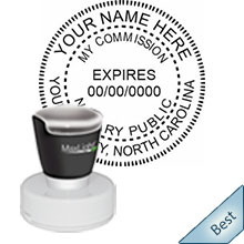 Order your North Carolina Notary Pre-Inked Round Stamp today and save. North Carolina Supplies ship the next business day with FREE Notary Pen. Meets North Carolina Notary stamp requirements.