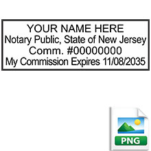 Order your Official Pre-Inked NJ Notary expiration stamp today and save. New Jersey notary stamps ship the next business day with FREE Shipping available. Meets New Jersey Notary stamp requirements.