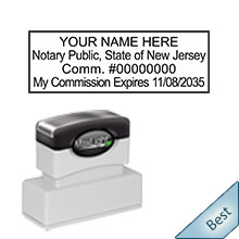 Order your Official Pre-Inked NJ Notary expiration stamp today and save. New Jersey notary stamps ship the next business day with FREE Shipping available. Meets New Jersey Notary stamp requirements.