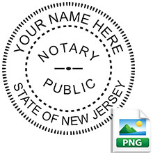 Order your Official Round NJ Notary stamp today and save. FREE Shipping available. Meets New Jersey Notary stamp requirements.