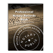 Order your Notary Records Book today and Save. Keep records of your notary transaction. We carry a huge selection of quality notary supplies at low prices.
