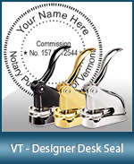 This quality, affordable hand-held notary seal for Vermont can be purchased right here.
