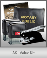 A money-saving arrangement of notary supplies for Alaska. Fast Delivery!