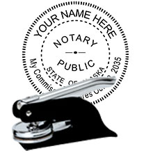 Order your Official AK Notary Embosser today and save. FREE Notary Pen with Order.  Meets Alaska Seal requirements.