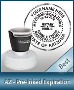 Order your AZ Notary Supplies today and Save. We are known for Quality Arizona notary stamps and supplies. Fast Shipping