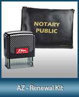 A notary supply kit designed for renewing notaries of Arizona.