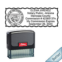 Order your Official Self-Inking AZ Notary stamp today and save. FREE Notary Pen with order. Meets Arizona Notary stamp requirements.