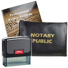 This affordable notary supply kit for Wyoming contains the basic required notary stamps. Affordable Prices