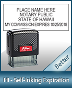Order your HI Notary Stamps Today and Save. We are known for quality Hawaii notary stamps and supplies. Excellent Service and Fast Shipping.