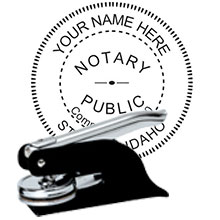 Quality Idaho Notary Pocket Seal. Order your Idaho Notary Seal Pocket Style today and save! Idaho Notary Embossers ship the next business day with FREE shipping available. Meets Idaho Notary Seal requirements. Free Notary pen with every order