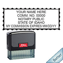 Order your Official Self-Inking Notary stamps and supplies today and save. FREE Notary Pen with order. Meets Idaho Notary stamp requirements.