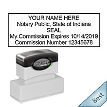 Order your Official Indiana Notary Public Stamp today and save. FREE Notary Pen with Order. Meets Indiana Notary stamp requirements.