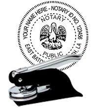 Quality Louisiana Notary Pocket Seal. Order your Official LA Notary Embosser today and save! Louisiana Notary Embossers ship the next business day with FREE shipping available. Meets Louisiana Notary Seal requirements. Free Notary pen with every order
