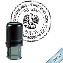 Order your Louisiana Notary Stamp Self-Inking Round today and save. Louisiana Round notary stamps ship the next business day. Meets Louisiana Notary stamp requirements.