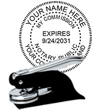Quality Maryland Notary Pocket Seal with date. Order your Official MD Notary Embosser today and save! Maryland Notary Embossers ship the next business day with FREE shipping available. Meets Maryland Notary Seal requirements. Free Notary pen with order.