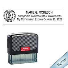 Order your Official MA Notary seal stamps today and save. Massachusetts notary stamps ship the next business day with FREE Shipping available. Meets Massachusetts Notary stamp requirements.