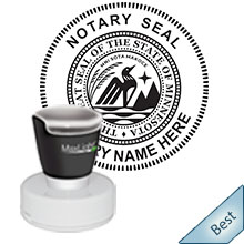 Highest Quality Round Minnesota Notary Stamp. Order your Pre-Inked Round MN Notary stamp today and save! Minnesota Round notary stamps ship the next business day with FREE Shipping available. Meets Minnesota Notary stamp requirements.