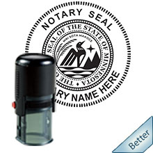 Quality Self-Inking Round Minnesota Notary Stamp. Order your Official Self-Inking Round MN Notary stamp today and save! Minnesota Round notary stamps ship the next business day with FREE Shipping available. Meets Minnesota Notary stamp requirements.