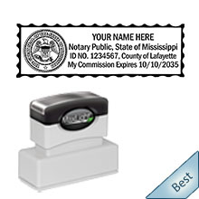 Order your Official MS Notary Public Seal Stamp today and save. FREE Shipping available. Meets Mississippi Notary stamp requirements.