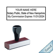 NH-COMM-T - New Hampshire Notary Traditional Expiration Stamp