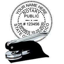 Quality New Mexico Notary Pocket Seal. Order your Official NM Notary Embosser today and save! New Mexico Notary Embossers ship the next business day with FREE shipping available. Meets New Mexico Notary Seal requirements. Free Notary pen with every order