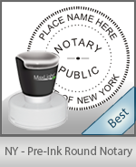 New York Pre Ink Notary Stamp