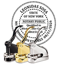 Order this Designer New York Desk Seal with complete notary info today and save. All New York Notary embossers ship the Next business day and include a free notary pen. Anchor Stamp is your source for NY Notary seals, NY Notary Stamps and Notary supplies.