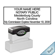 Order your North Carolina Notary Pre-Inked Expiration Stamp today and save. North Carolina notary stamps ship the next business day with FREE Shipping available. Meets North Carolina Notary stamp requirements.