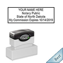 Order your Official North Dakota Notary Pre-Inked Expiration Stamp today and save! North Dakota notary supplies ship the next business day with FREE Notary Pen. Meets North Dakota Notary stamp requirements.