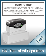 Order your OK Notary Public Supplies Today and Save. Known for quality notary products. Free notary pen with order