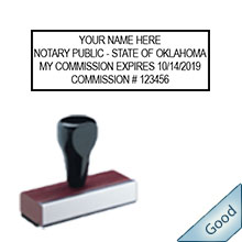 Order today here for your Notary Stamps for the state of Oklahoma. Fast Shipping