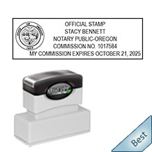Order your Oregon Notary Pre-Inked Expiration Stamp today and save. Oregon notary stamps ship the next business day with FREE shipping available. FREE Notary Pen with Orders placed on our online Oregon Notary store. Meets Oregon Notary stamp requirements