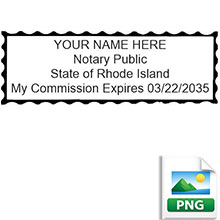 Order your Official Rhode Island Digital Notary Stamp today. Emailed the next business day. Meets Rhode Island Electronic requirements.