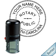 Order your Self-Inking Round South Carolina Notary Stamp Today and Save. South Carolina Round Notary Stamps ship the next business day with Free shipping available. All SC Notary Supply orders include a Free Notary Pen when ordering on our SC Notary Store