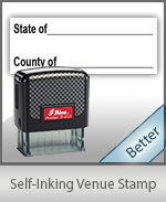 Venue Notary Stamp for all states. Huge Selection of Notary Supplies. Order Online or Call Today. Fast Shipping
